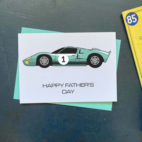 Ford GT40 Father's Day Card