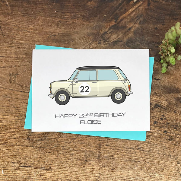 Classic Mini Birthday Card