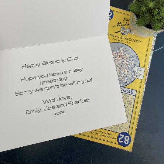Peugeot 205 GTI Birthday Card