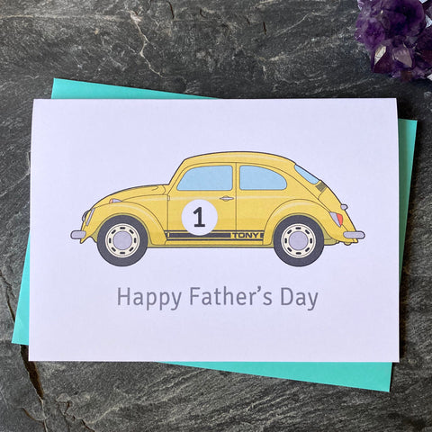 WV Beetle Father's Day Card