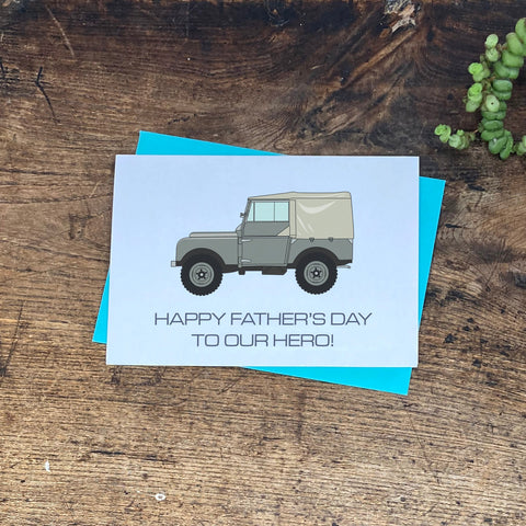 Land Rover Father's Day Card